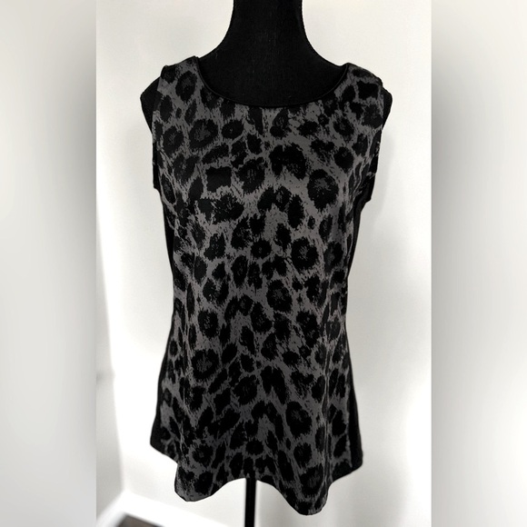 Ricki's Tops - Ricki’s Sleeveless Leopard Print Top